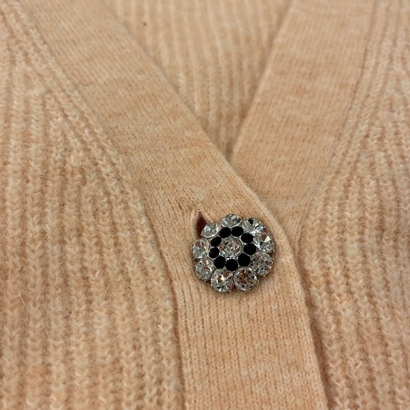 NWT rhinestone button cardigan - Picture 3 of 8